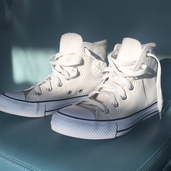 cream converse all stars